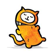 funny cartoon cat N44