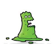 cartoon blob slime monster