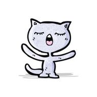 Cartoon Cat N118