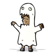cartoon ghost costume N2