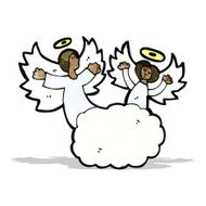 cartoon angel in heaven N2