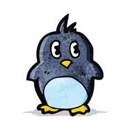 cartoon little penguin N2
