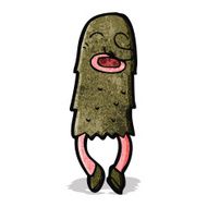 funny cartoon monster N4