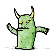 funny cartoon monster N5