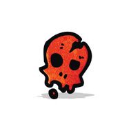 cartoon skull symbol N17