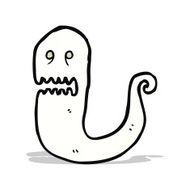 cartoon spooky ghost N28