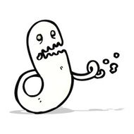cartoon spooky ghost N31
