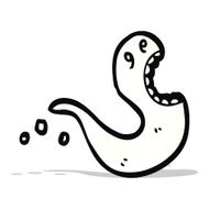 cartoon spooky ghost N32