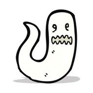 cartoon spooky ghost N33