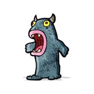 Cartoon monster N28