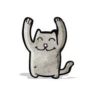 Cartoon Cat N123