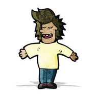 cartoon talking man N11