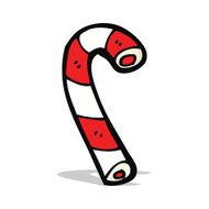 cartoon candy cane N8