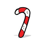 cartoon candy cane N9