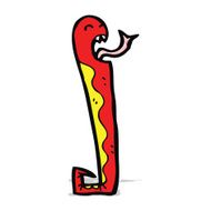 funny cartoon snake N16