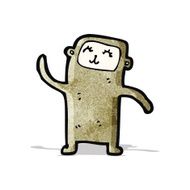 cartoon little monkey N4