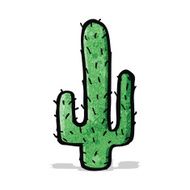 Cartoon Cactus N23