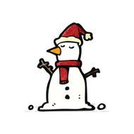 Cartoon Snowman N38