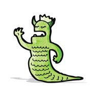 Cartoon monster N33