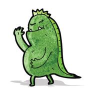 Cartoon monster N34
