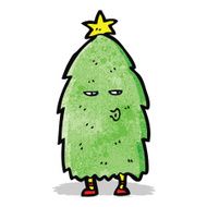 christmas tree cartoon character