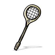 cartoon squash racket N2
