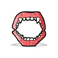 Cartoon Vampire Teeth N5