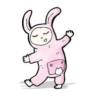 cartoon rabbit costume N4