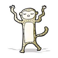 Funny Cartoon Monkey N22