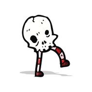 skull cartoon character N2