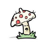 cartoon toadstool N10