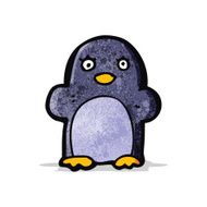 Cartoon penguin N11