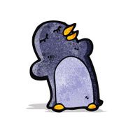 Cartoon penguin N13