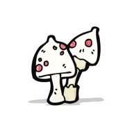 cartoon toadstool N14