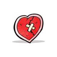 broken heart cartoon