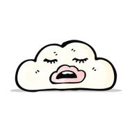 cartoon cloud N17