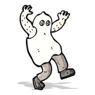 cartoon halloween ghost costume