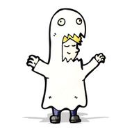 cartoon halloween ghost costume N4
