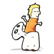 cartoon halloween ghost costume N6