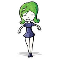 Cartoon Vampire Girl N10
