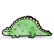 cartoon dinosaur N32