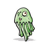 Cartoon Jellyfish N29