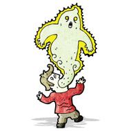 cartoon ghost leaving man N6