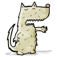 Cartoon Wolf N50