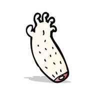 gross severed arm cartoon N2