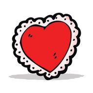 cartoon heart symbol N4