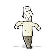 cartoon violent man