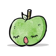 pretty apple cartoon