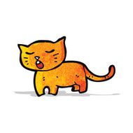 funny cartoon cat N68