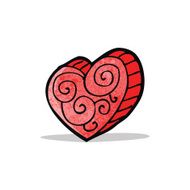 heart cartoon symbol